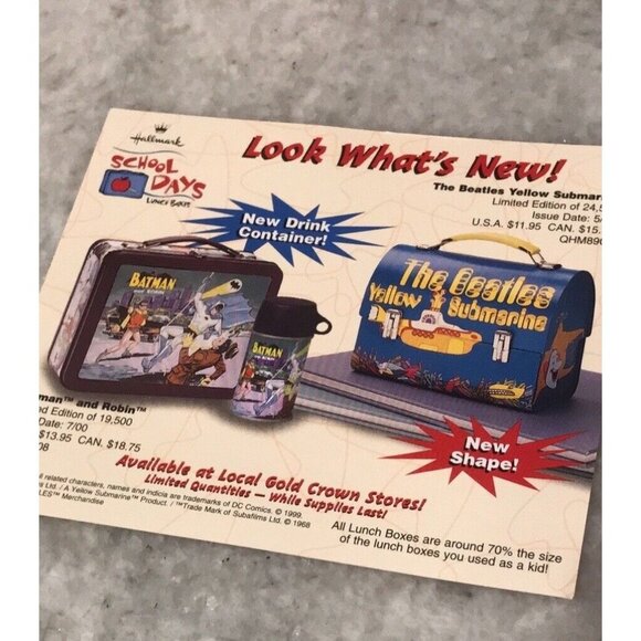 VTG Hallmark Keepsake Ornament Hopalong Cassidy Mini Lunch Box and Thermos 2000 - Picture 9 of 9